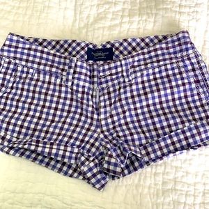 Plaid shorts